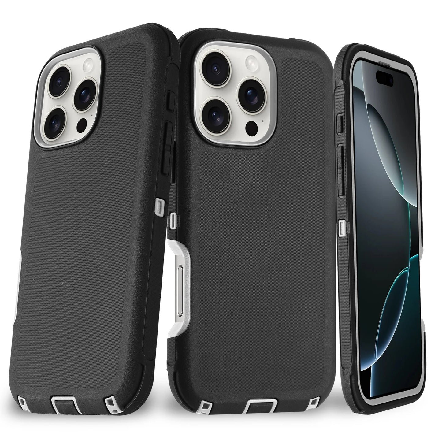 New Heavy Duty Defender Series Case for Iphone 17 16 16 Pro 16 Plus 16 Pro Max Hard