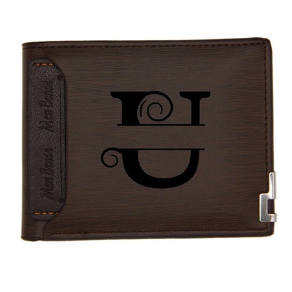 Personalized Wallet for Men Custom Wallets Leather Wallet Bifold Custom Gifts for Dad/Husband