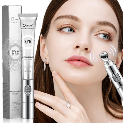Electric Massage Eye Cream Hyaluronic Acid Firming Fades Fine Lines Eye Care Gel Moisturizing Beauty Eye Skin Care Beauty