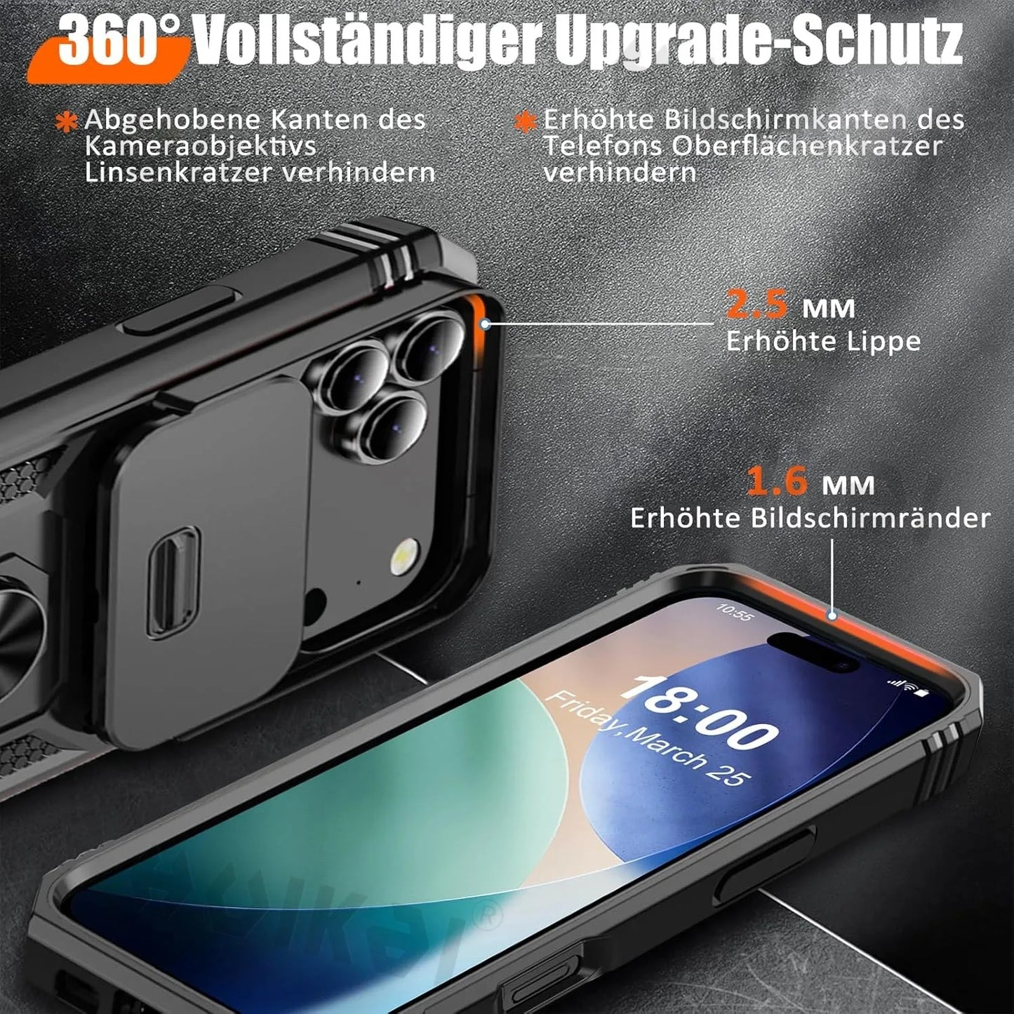 iPhone 17 Pro Max 17 Air 16e 16 Pro Max 15 14 13 12 Slide Camera Case